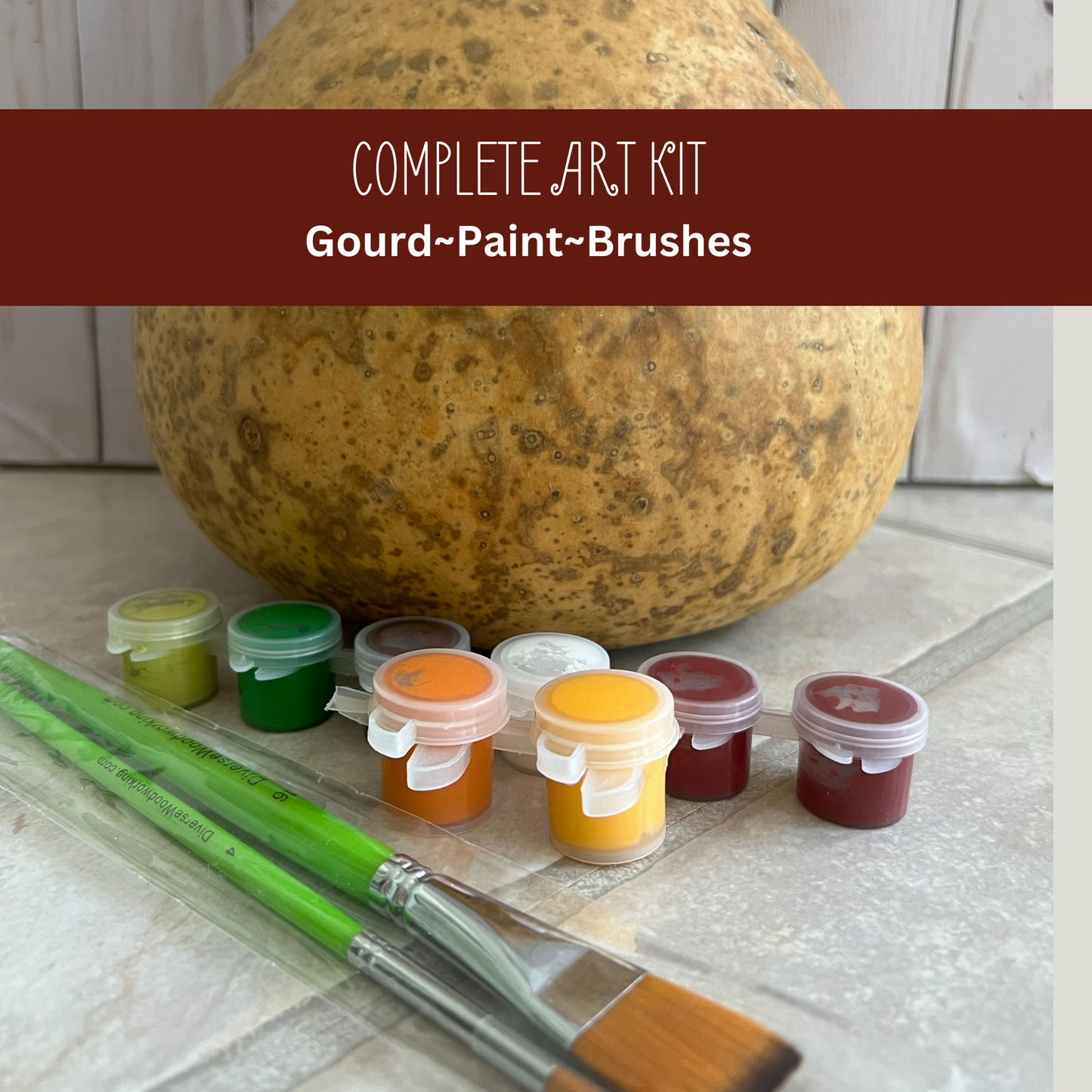 Creative Course Collab Fall Flair Pumpkin or Gourd Complete Art Kit