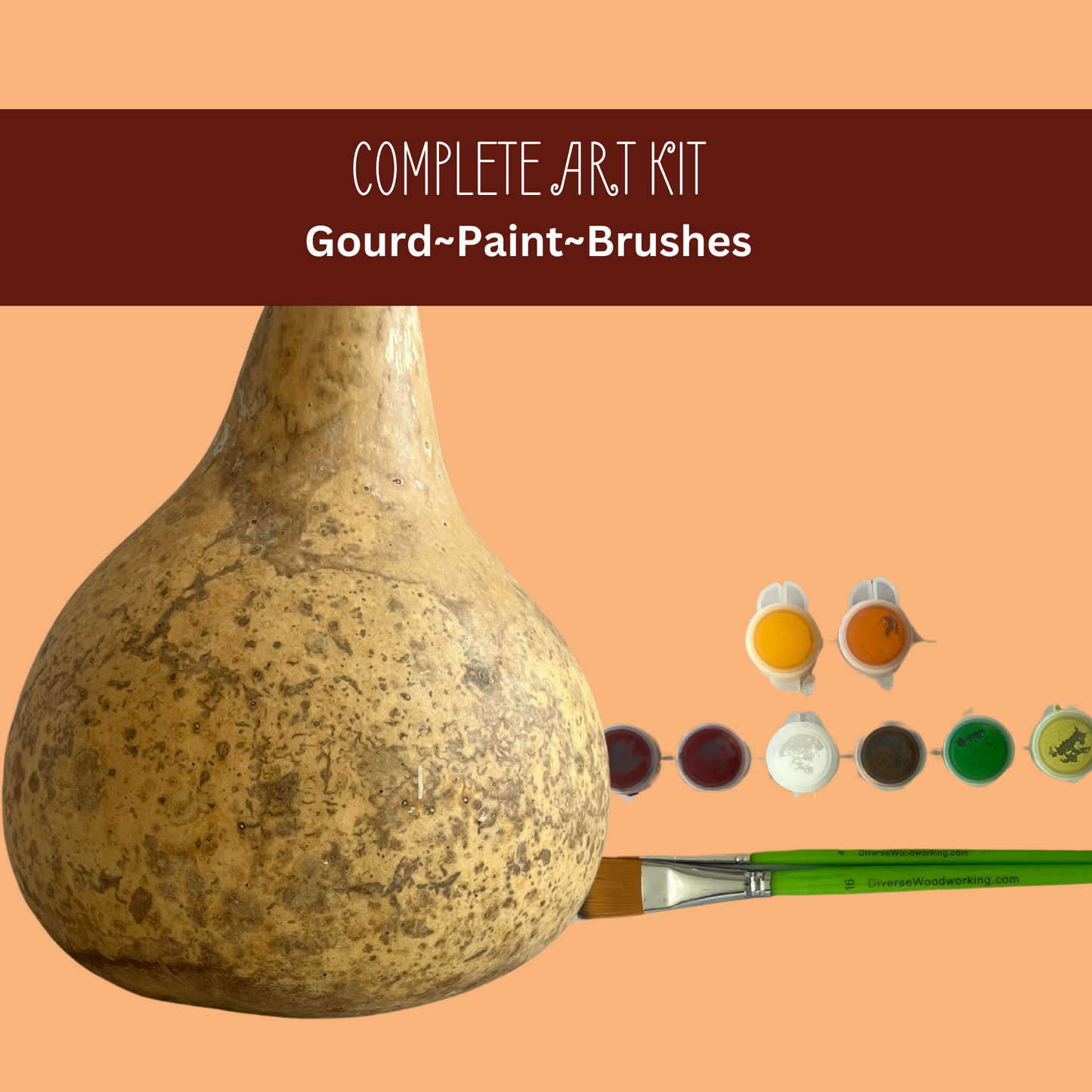 Creative Course Collab Fall Flair Pumpkin or Gourd Complete Art Kit