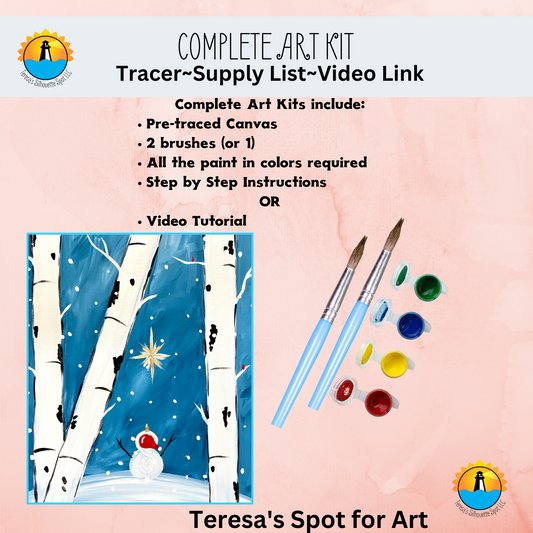 Winter Fox Art kit for Girls and Boys – Teresa's Spot for All Things Art