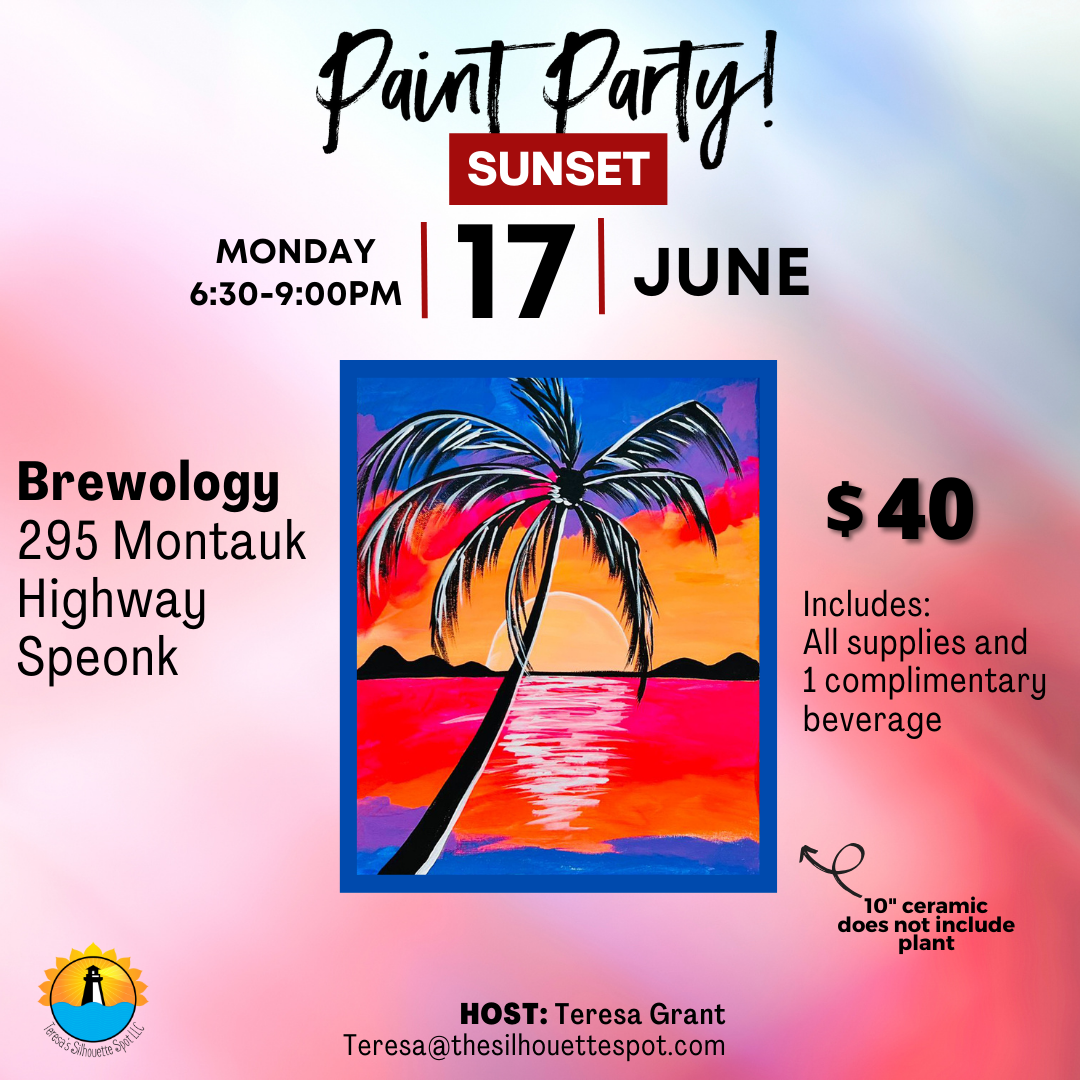 TWO-FER Sunset In Person Paint Party at Brewology June 17th and anchor at Sunsets at Senix June 24th (Copy)