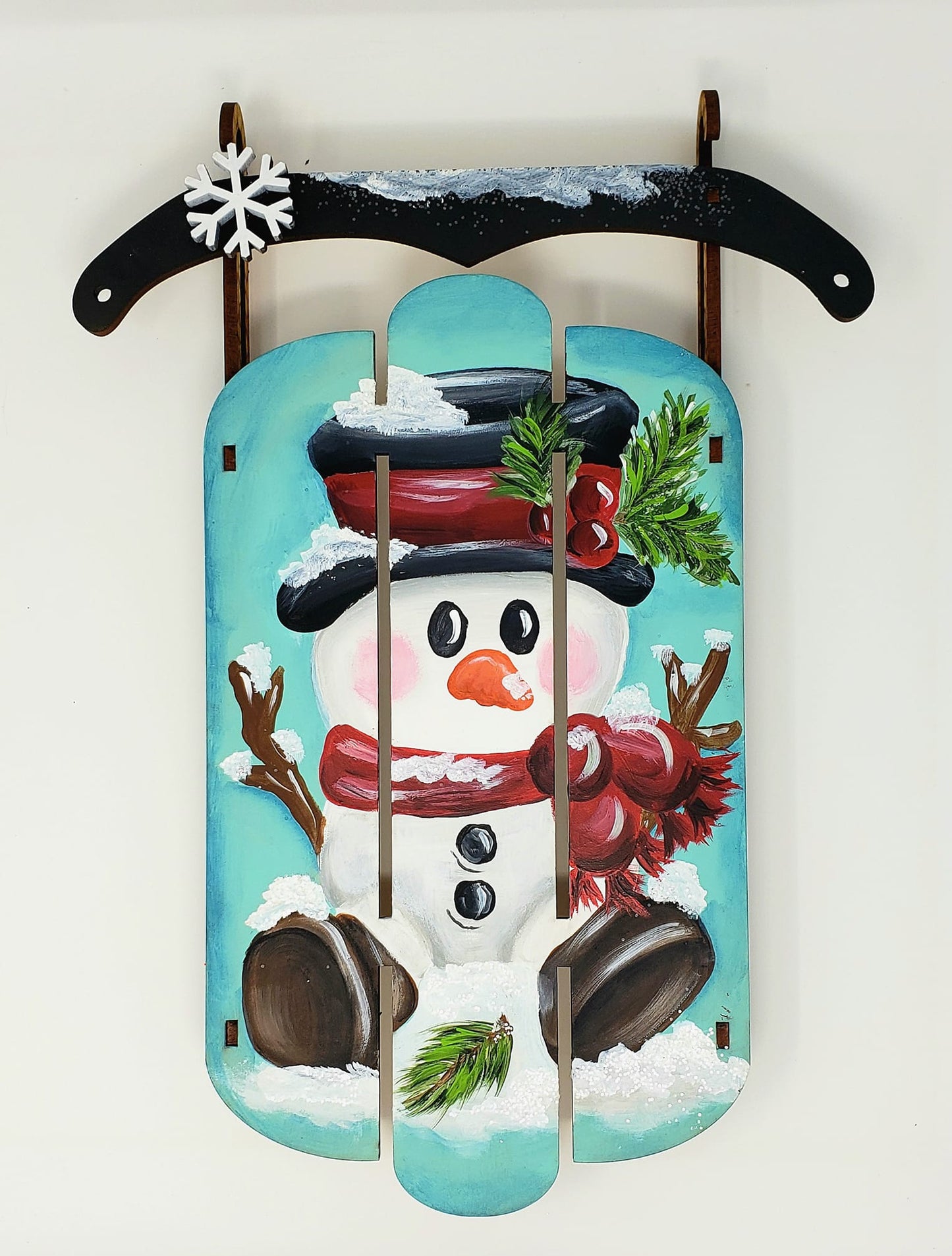 DIY Snowman Face Sled Art Kits for Kids and Adults – Teresa's Spot