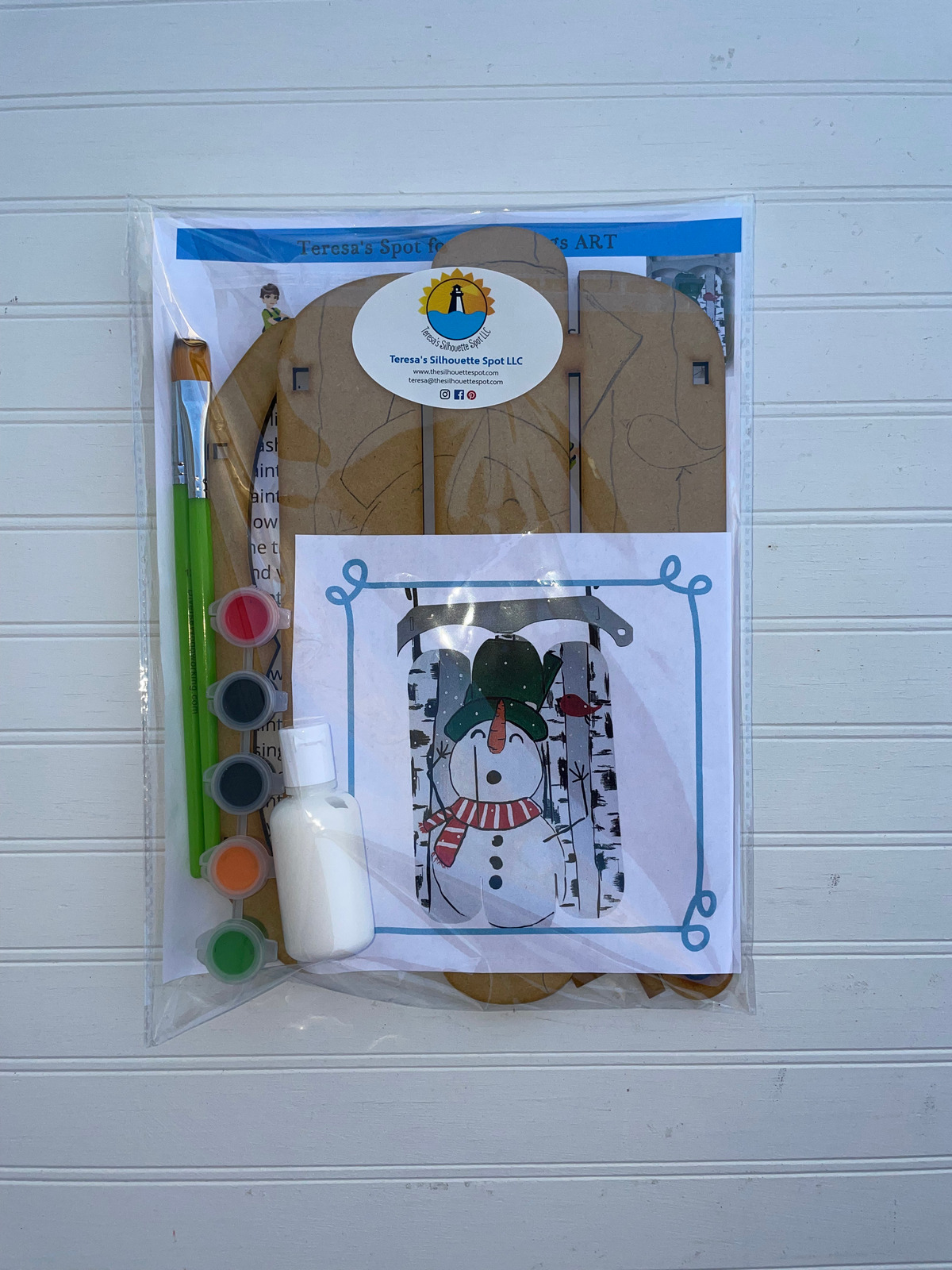 DIY Winter Deer Sled Art Kits for Kids and Adults – Teresa's Spot