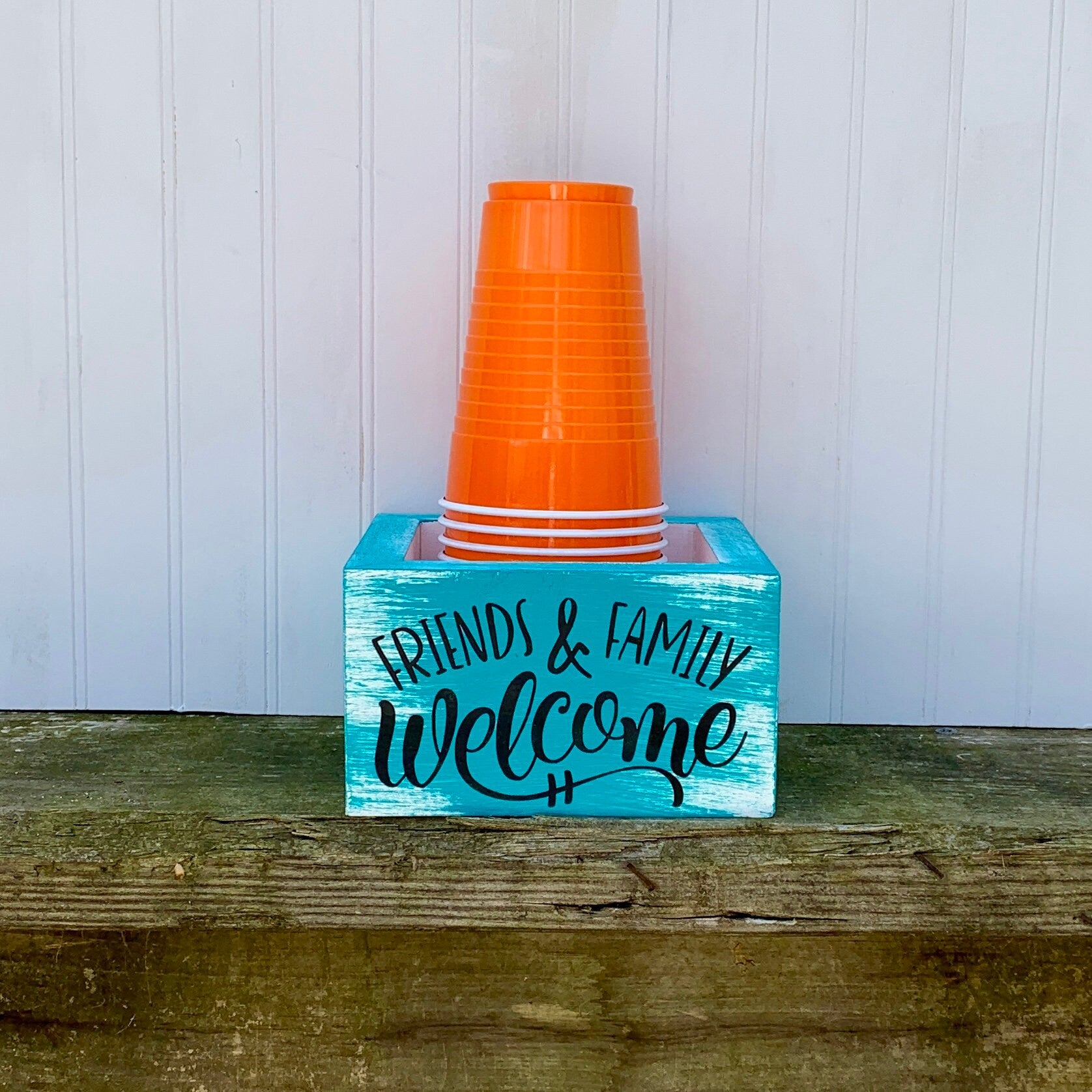 Solo Cup Holder for Parties, Weddings, Picnics, Holiday and Family  Gatherings, Beer Pong, Sharpie included- Unique Design!